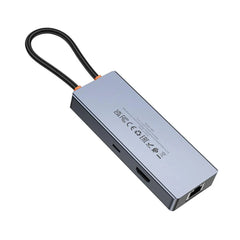 A Photo Of Hoco HB51 6-in-1 USB-C Hub Converter