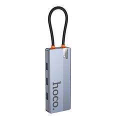 A Photo Of Hoco HB51 6-in-1 USB-C Hub Converter