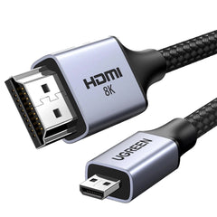 A Photo Of UGREEN Micro HDMI to HDMI 8K Cable 1m