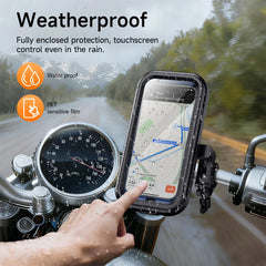 A Photo Of HOCO H95 Waterproof Bike Phone Mount – 360° Rotating Motorcycle & Bicycle Phone Holder