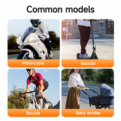 A Photo Of HOCO H95 Waterproof Bike Phone Mount – 360° Rotating Motorcycle & Bicycle Phone Holder