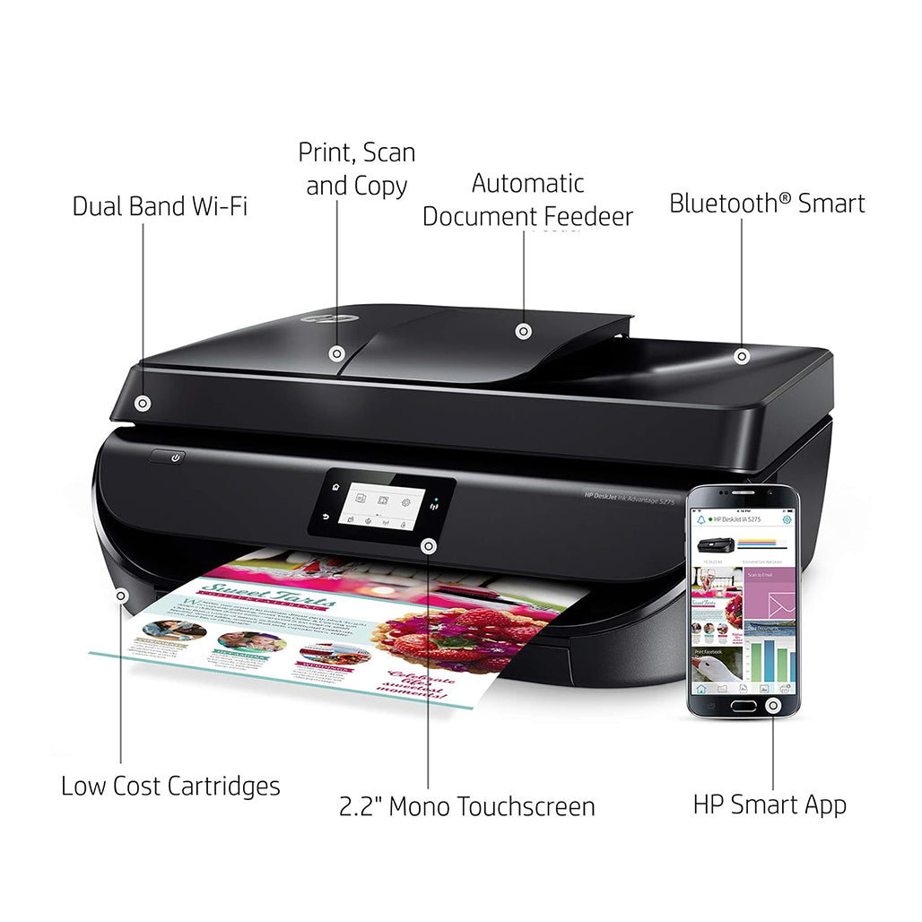 A Photo Of HP DeskJet Ink Advantage 5275 - All-in-One Printer