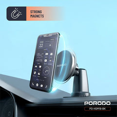 A Photo Of Porodo MagSafe Magnetic Air Vent and Dash Mount