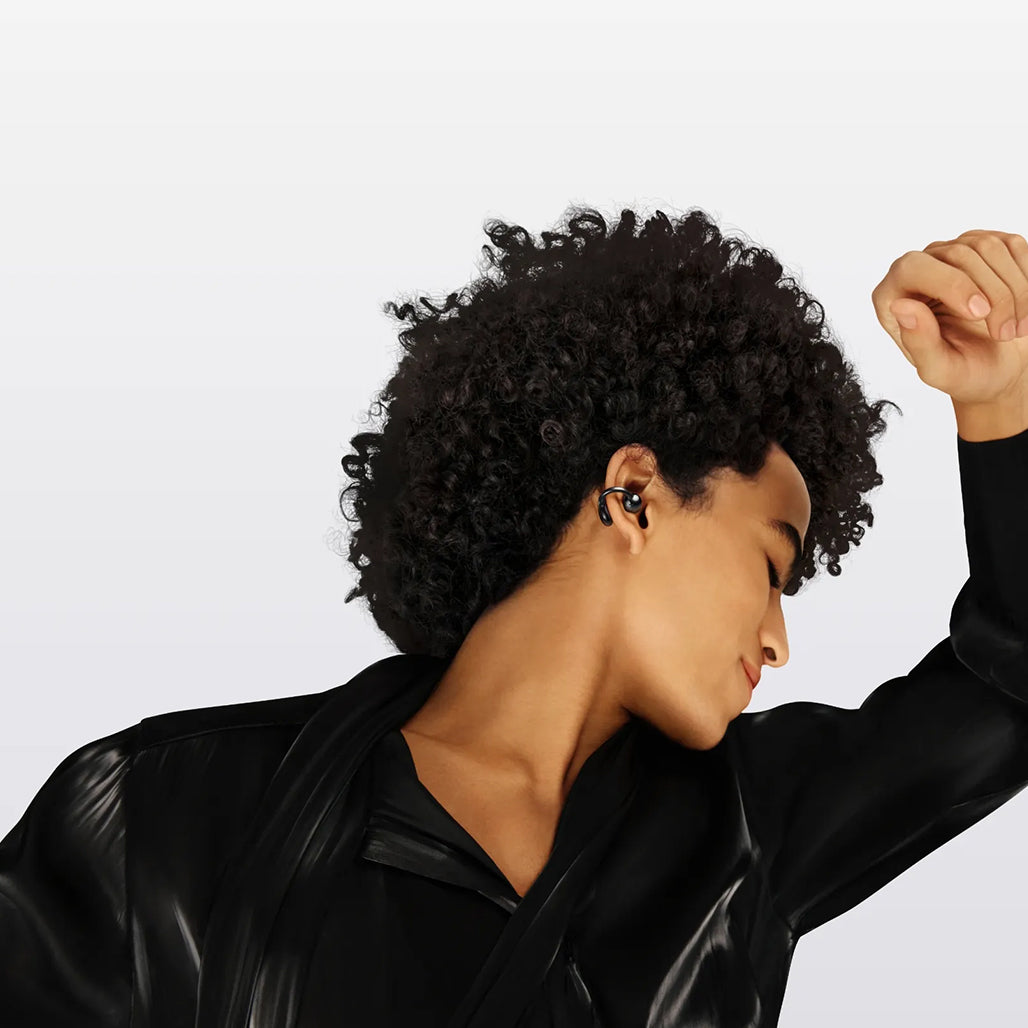 A Photo Of HUAWEI FreeClip - Open-Ear Wireless Earbuds with C-Bridge Design