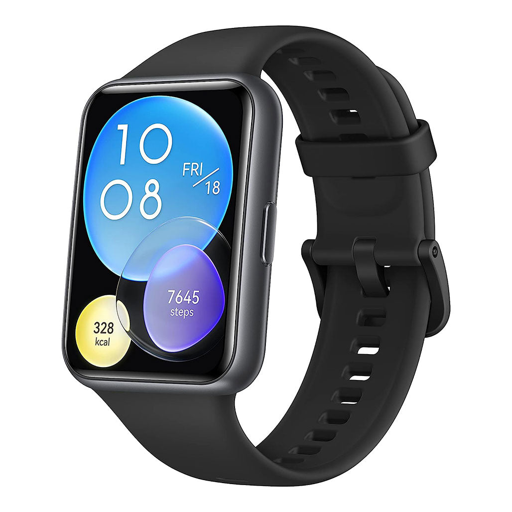 A Photo Of Huawei Watch Fit 2 Active Edition - Midnight Black: Premium Fitness and Health Smartwatch