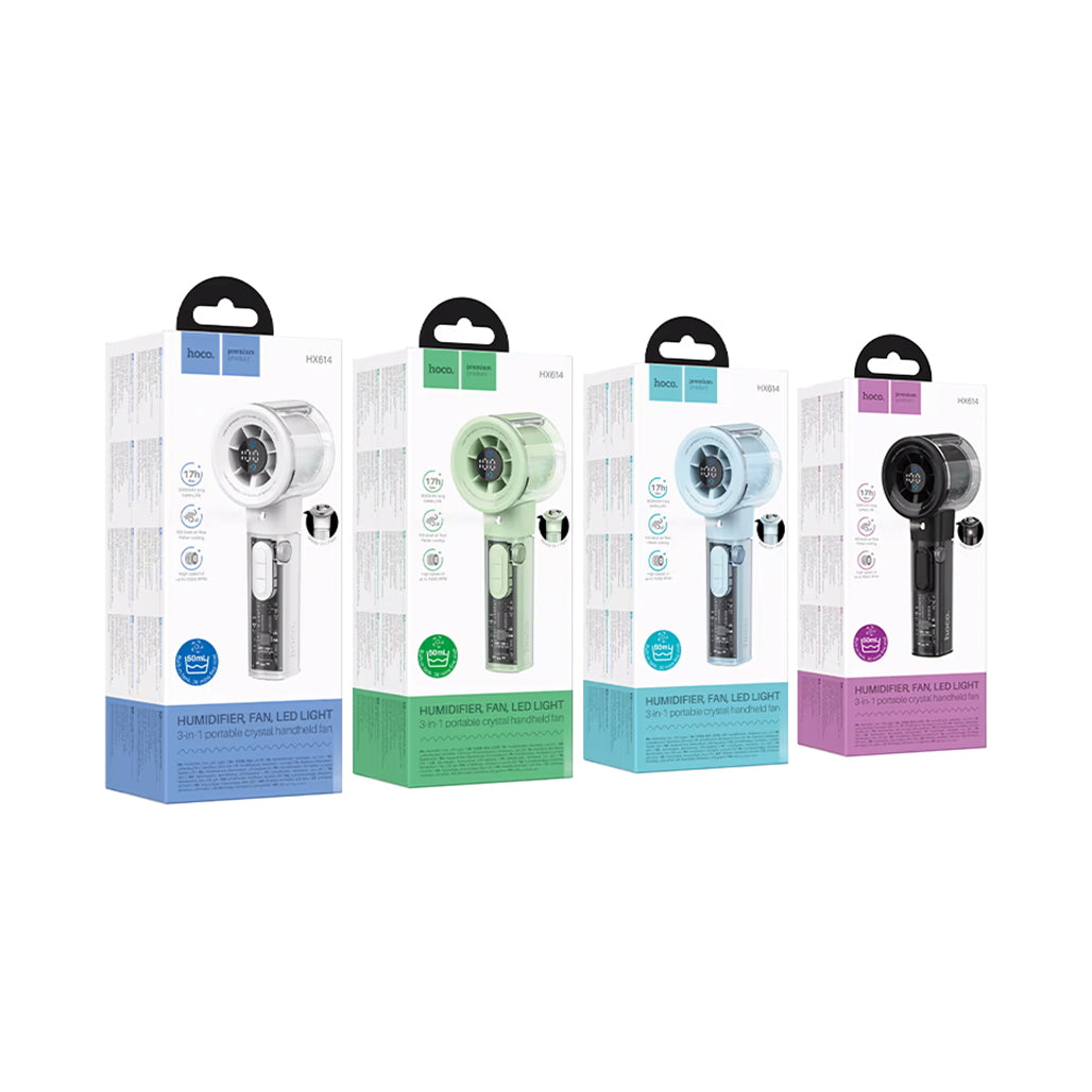 A Photo Of Hoco HX614 Spray Portable Fan with Humidifier