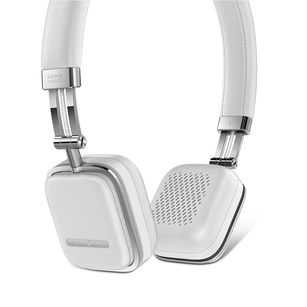 A Photo Of Harman Kardon Soho Wireless On-Ear Headphones - White