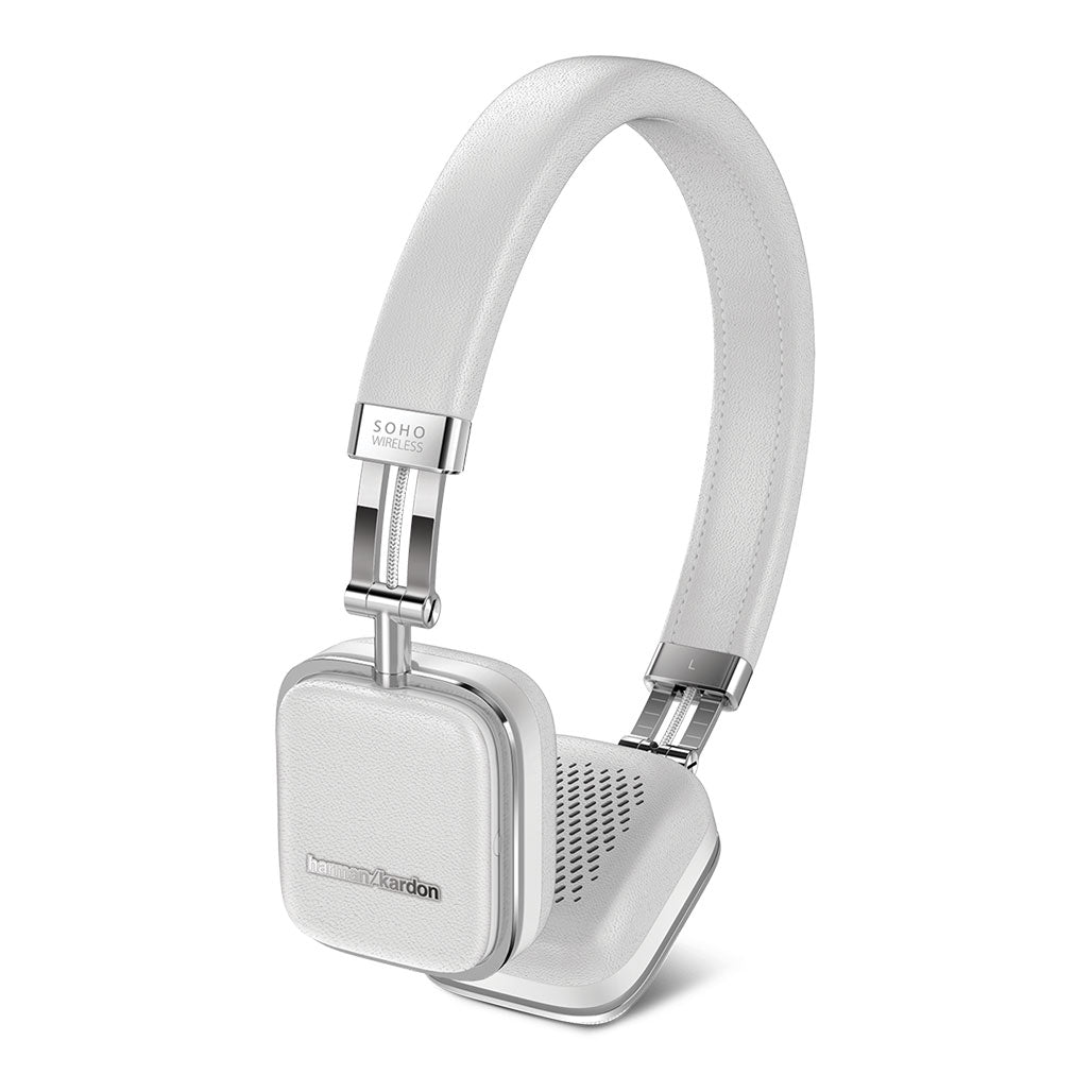 A Photo Of Harman Kardon Soho Wireless On-Ear Headphones - White