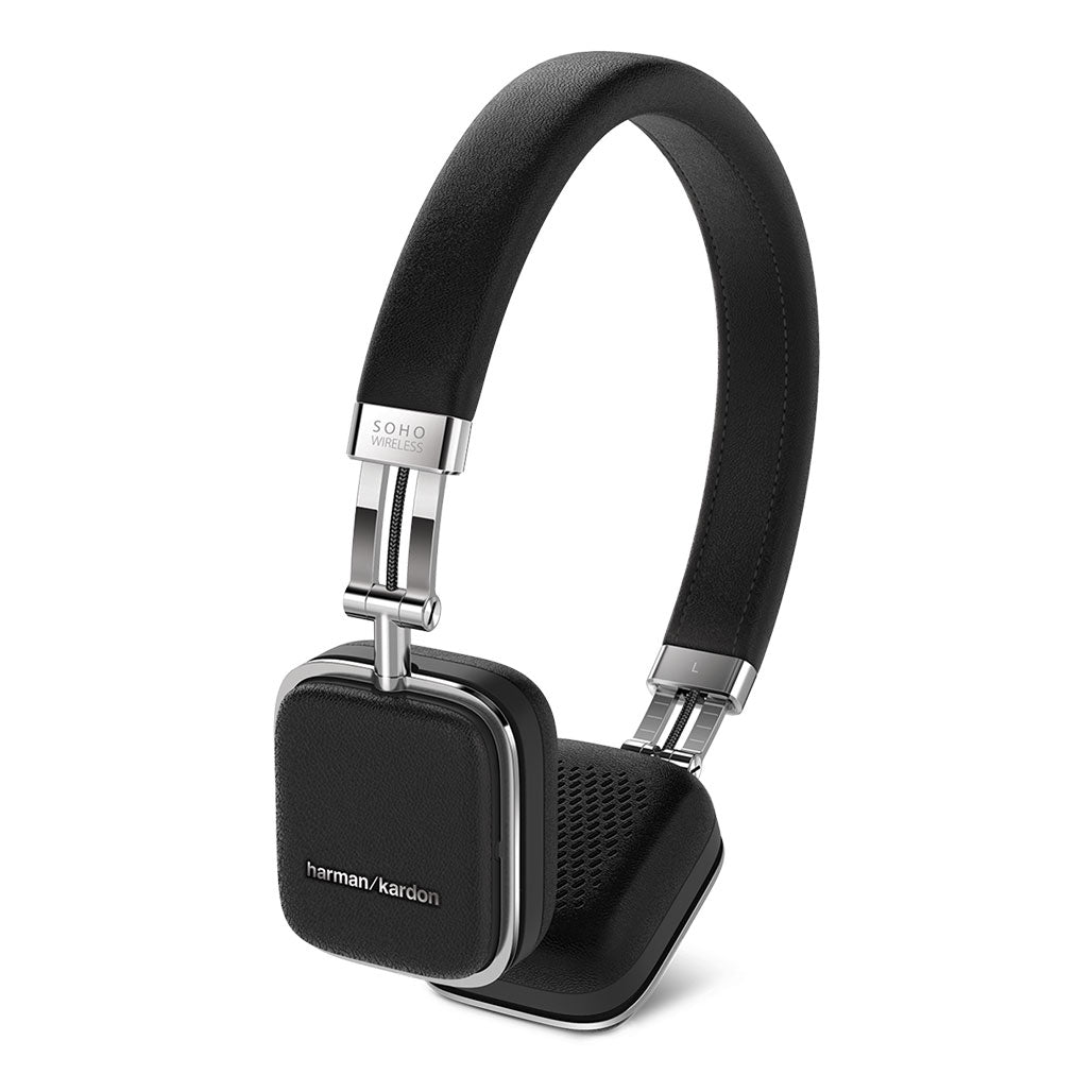 A Photo Of Harman Kardon Soho Wireless On-Ear Headphones - Black