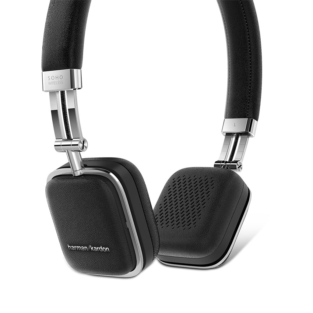 A Photo Of Harman Kardon Soho Wireless On-Ear Headphones - Black