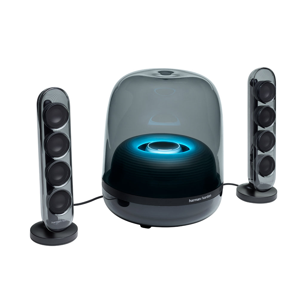 A Photo Of Harman Kardon SoundSticks 4 - Bluetooth Speaker System - Black