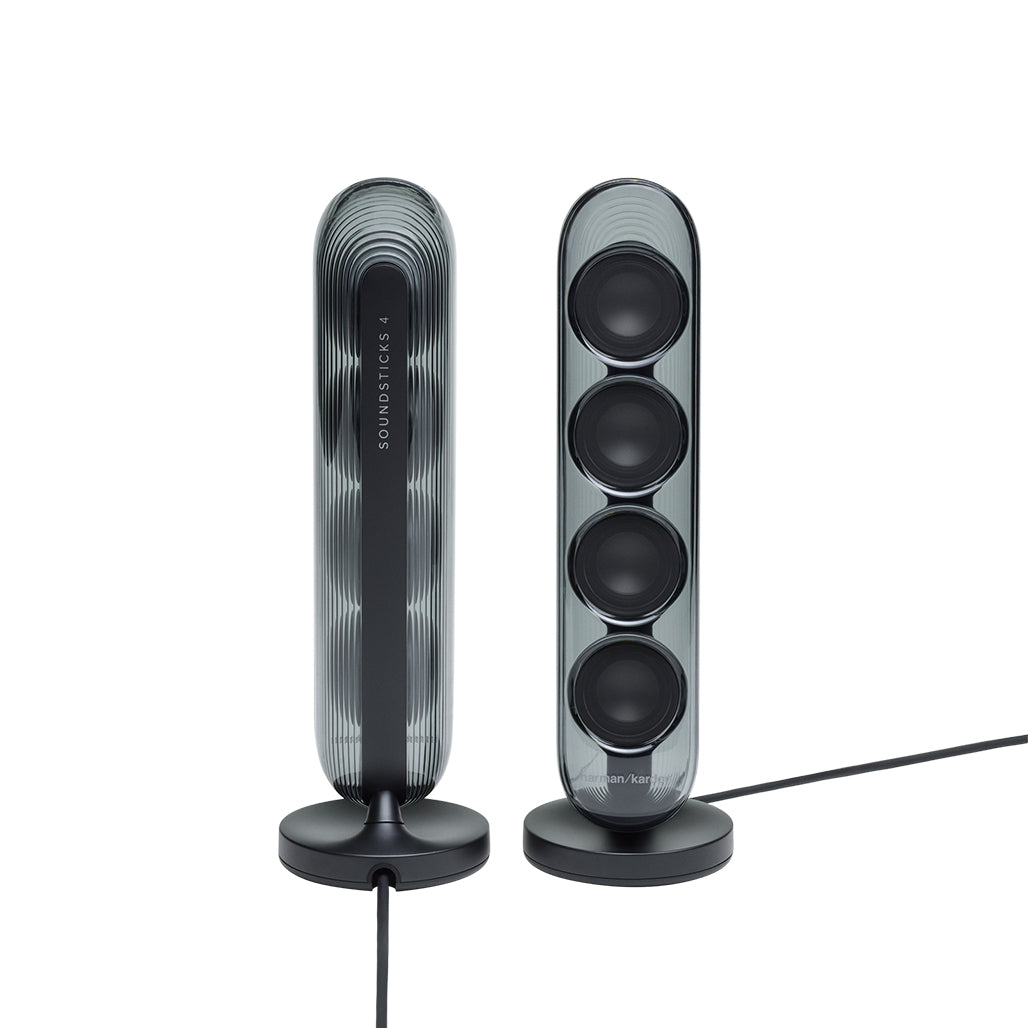 A Photo Of Harman Kardon SoundSticks 4 - Bluetooth Speaker System - Black