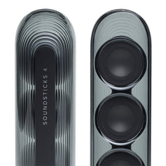 A Photo Of Harman Kardon SoundSticks 4 - Bluetooth Speaker System - Black