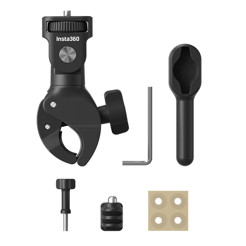 A Photo Of Insta360 Heavy Duty Clamp – Motorcycle Camera Handlebar Mount