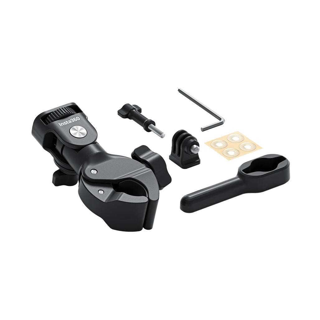 A Photo Of Insta360 Heavy Duty Clamp – Motorcycle Camera Handlebar Mount