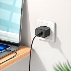 A Photo Of Hoco CS11A Single Port Charger Set - USB-A to Lightning Adapter for Apple Devices