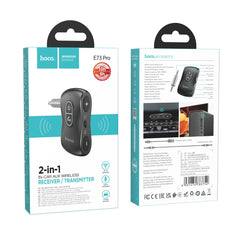A Photo Of Hoco E73 Pro Journey AUX Bluetooth 5.0 Audio Receiver & Transmitter – Wireless Audio Adapter for Seamless Connectivity