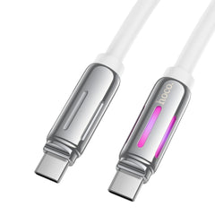 A Photo Of Hoco U136 60W Zinc Alloy USB-C to USB-C Fast Charging Cable 1.2m
