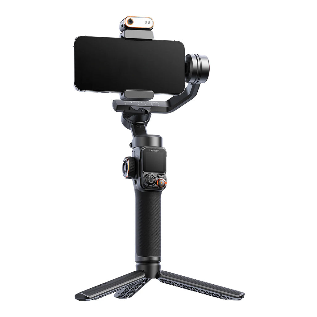 A Photo Of Hohem iSteady M7 AI Tracking Gimbal – Advanced Stabilization & Smart Filmmaking