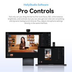A Photo Of Hollyland Lyra Streaming Combo 4K AI Webcam