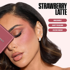 A Photo Of Huda Beauty Blush Filter Blurring Blushlighters Palette