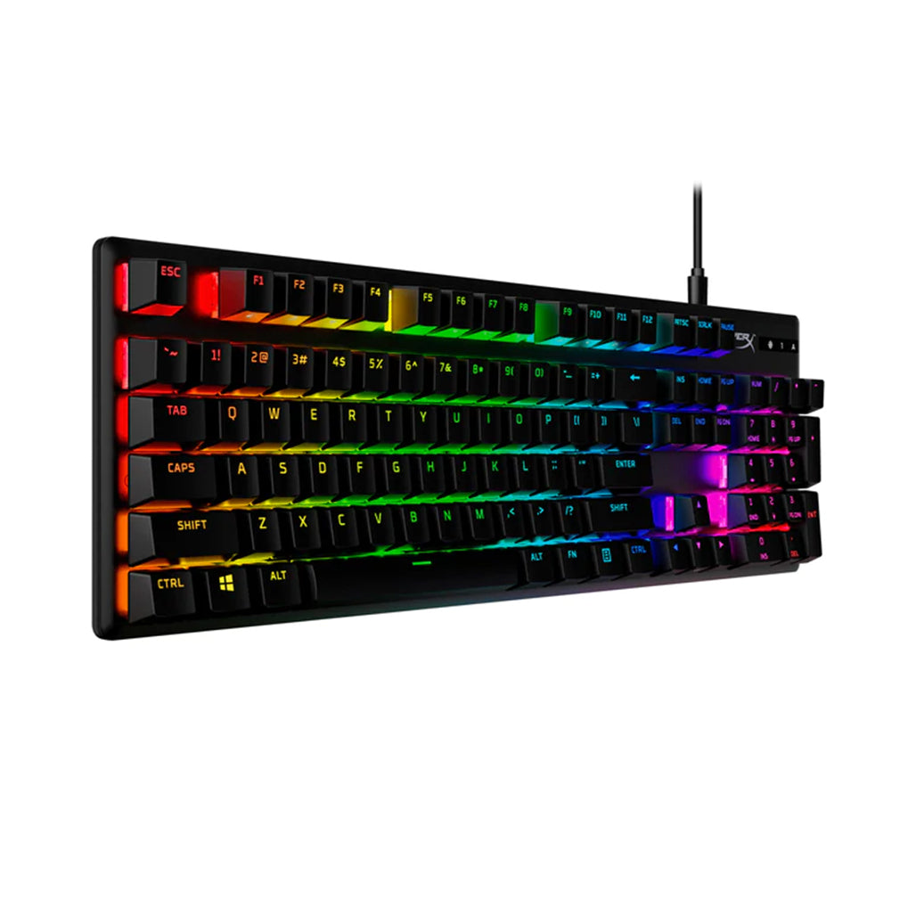 A Photo Of HyperX Alloy Origins PBT HX Aqua Switch - Mechanical Gaming Keyboard | 639N5AA#ACB