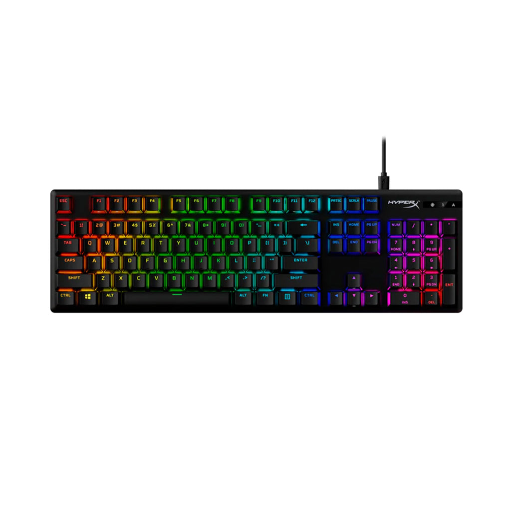 A Photo Of HyperX Alloy Origins PBT HX Aqua Switch - Mechanical Gaming Keyboard | 639N5AA#ACB