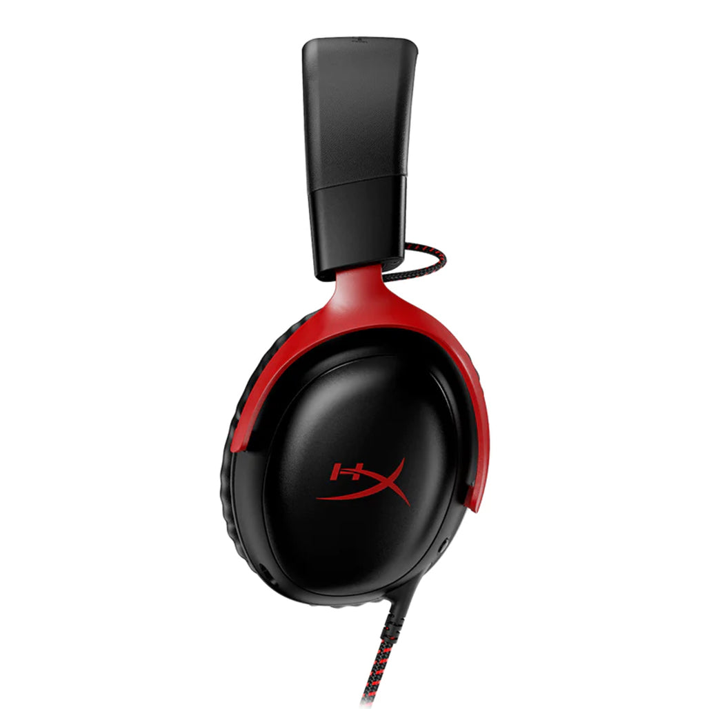 A Photo Of HyperX Cloud III Wired Gaming Headset - Black/Red | 727A9AA