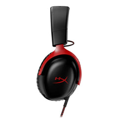 A Photo Of HyperX Cloud III Wired Gaming Headset - Black/Red | 727A9AA