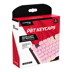 A Photo Of HyperX Full Key Set PBT Keycaps - Pink | Durable with Shine-Through Design