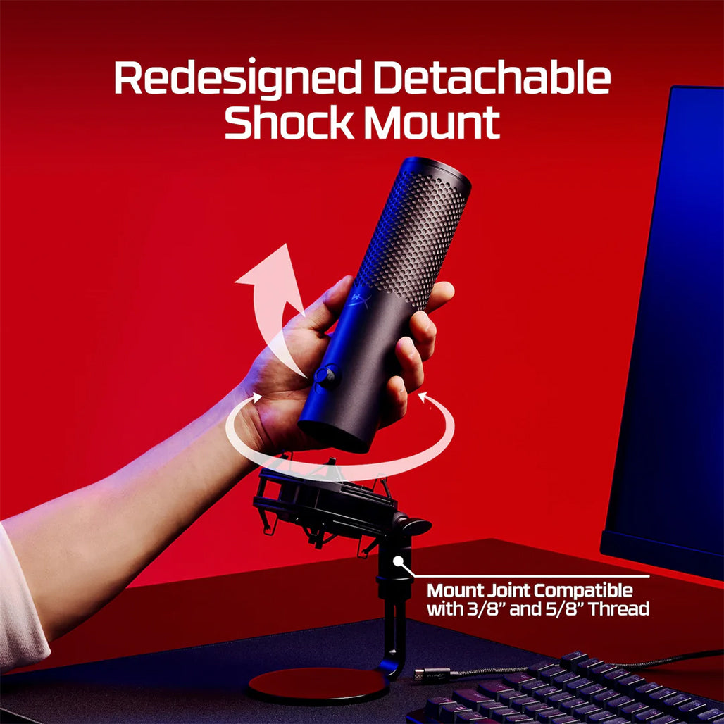 A Photo Of HyperX QuadCast 2 S - ARGB USB Microphone