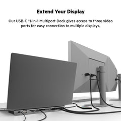 A Photo Of Belkin USB-C 11-in-1 Multiport Docking Station with 4K Video, Ethernet, and 100W PD Charging