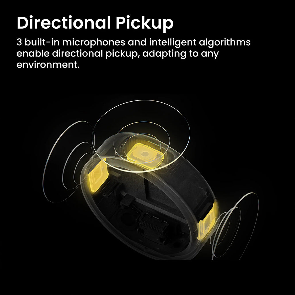 A Photo Of Insta360 Mic Pro Wireless Microphone (2 TX + 1 RX)
