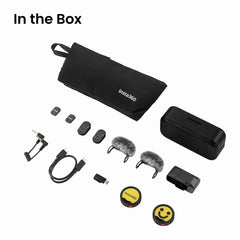 A Photo Of Insta360 Mic Pro Wireless Microphone (2 TX + 1 RX)