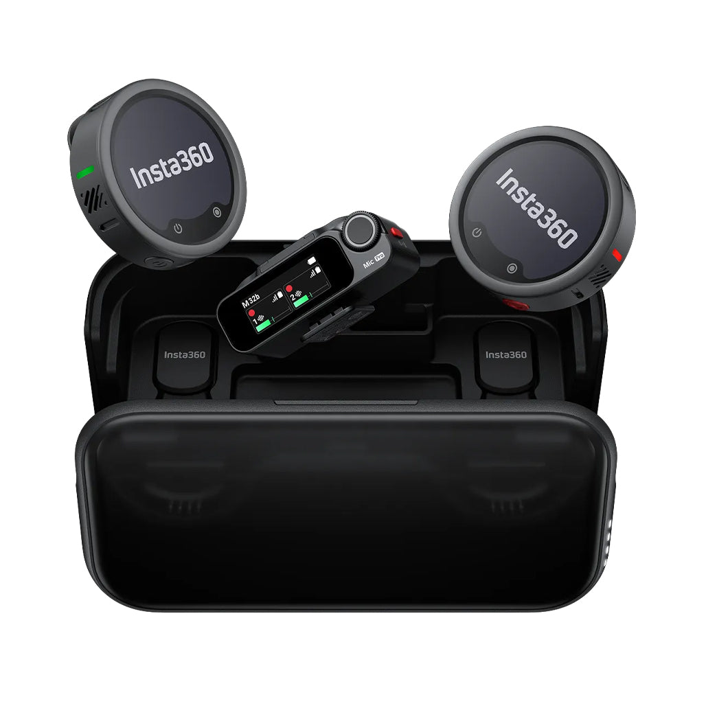 A Photo Of Insta360 Mic Pro Wireless Microphone (2 TX + 1 RX)