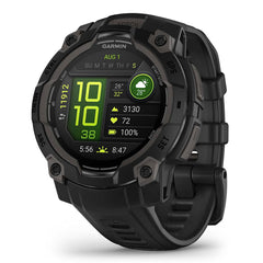A Photo Of Garmin Instinct 3 45mm AMOLED - Black with Black Band
