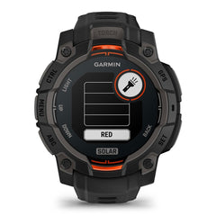 A Photo Of Garmin Instinct 3 45mm Solar - Black with Black Band