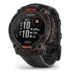 A Photo Of Garmin Instinct 3 45mm Solar - Black with Black Band