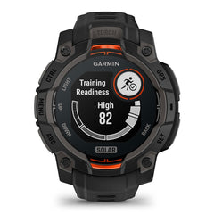 A Photo Of Garmin Instinct 3 45mm Solar - Black with Black Band