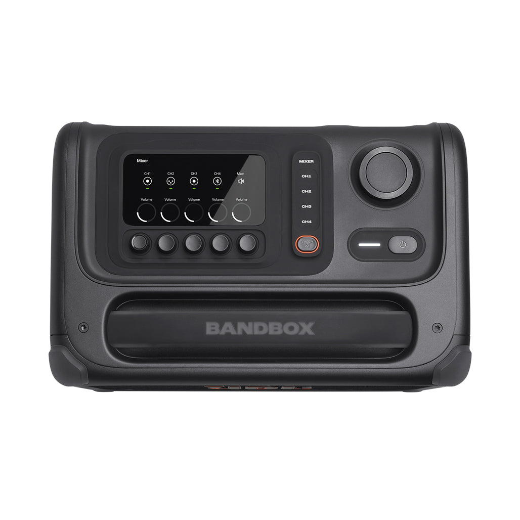 A Photo Of JBL BandBox Trio - AI Practice Amp & Bluetooth Speaker