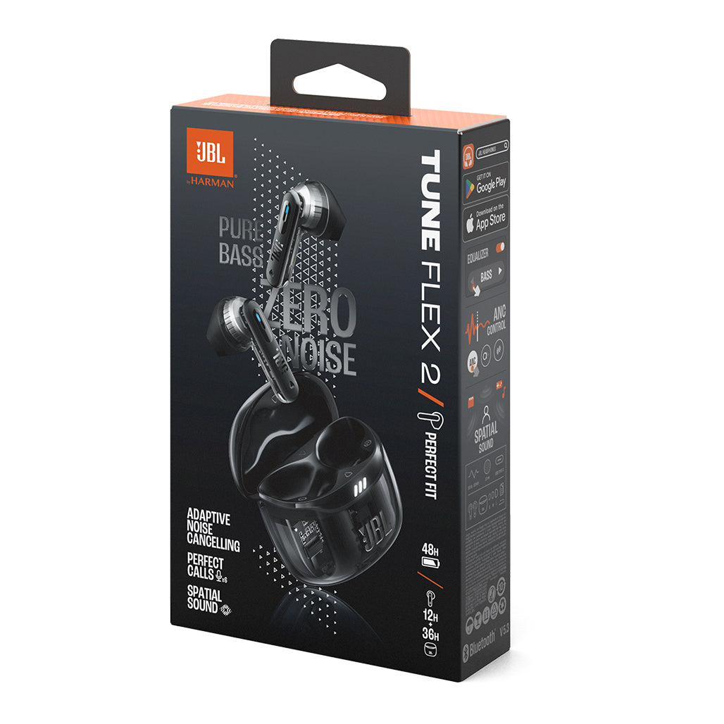 A Photo Of JBL Tune Flex 2 Ghost Edition - True Wireless Earbuds with Adaptive Noise Cancelling