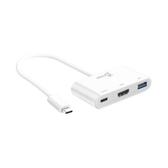 A Photo Of J5Create USB-C to HDMI™ & USB 3.0 Adapter with Power Delivery - JCA379 | 4K Resolution & 5 Gbps Data Transfer
