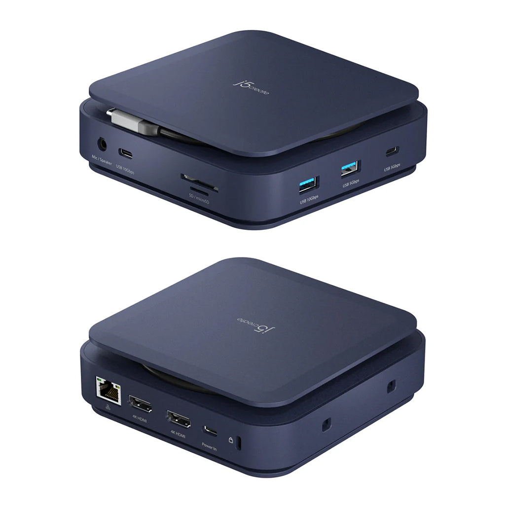 A Photo Of J5Create JCD3198 USB-C Dock Dual 4K HDMI