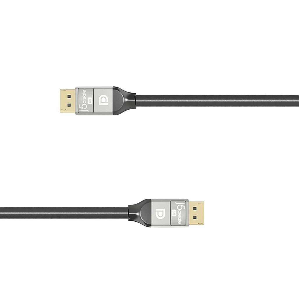A Photo Of J5Create 8K DisplayPort™ Cable - JDC43 | High-Performance 8K Video Support & Enhanced Durability