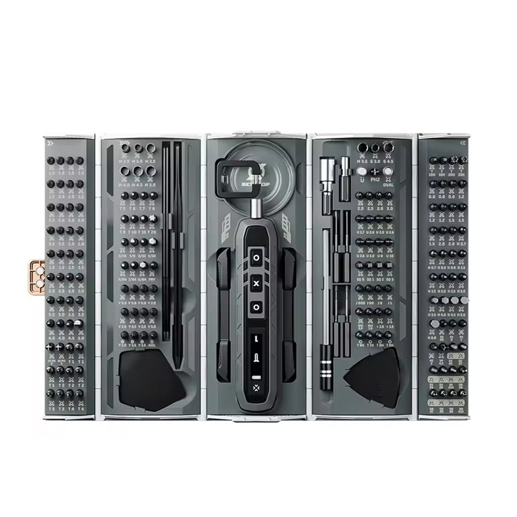 A Photo Of Jakemy JM-8193 180-in1 Digital Container Electric Screwdriver Set