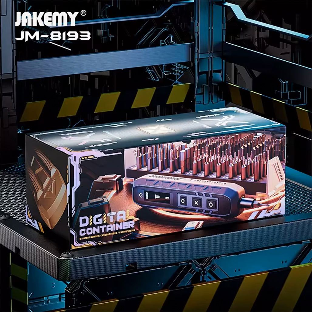 A Photo Of Jakemy JM-8193 180-in1 Digital Container Electric Screwdriver Set