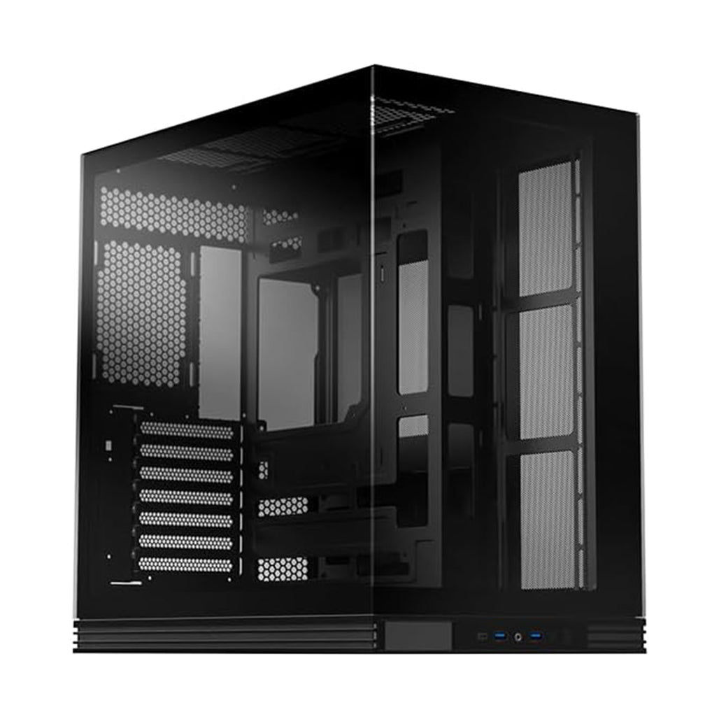 A Photo Of Jungle Leopard AX-2 ATX Mid Tower Gaming PC Case
