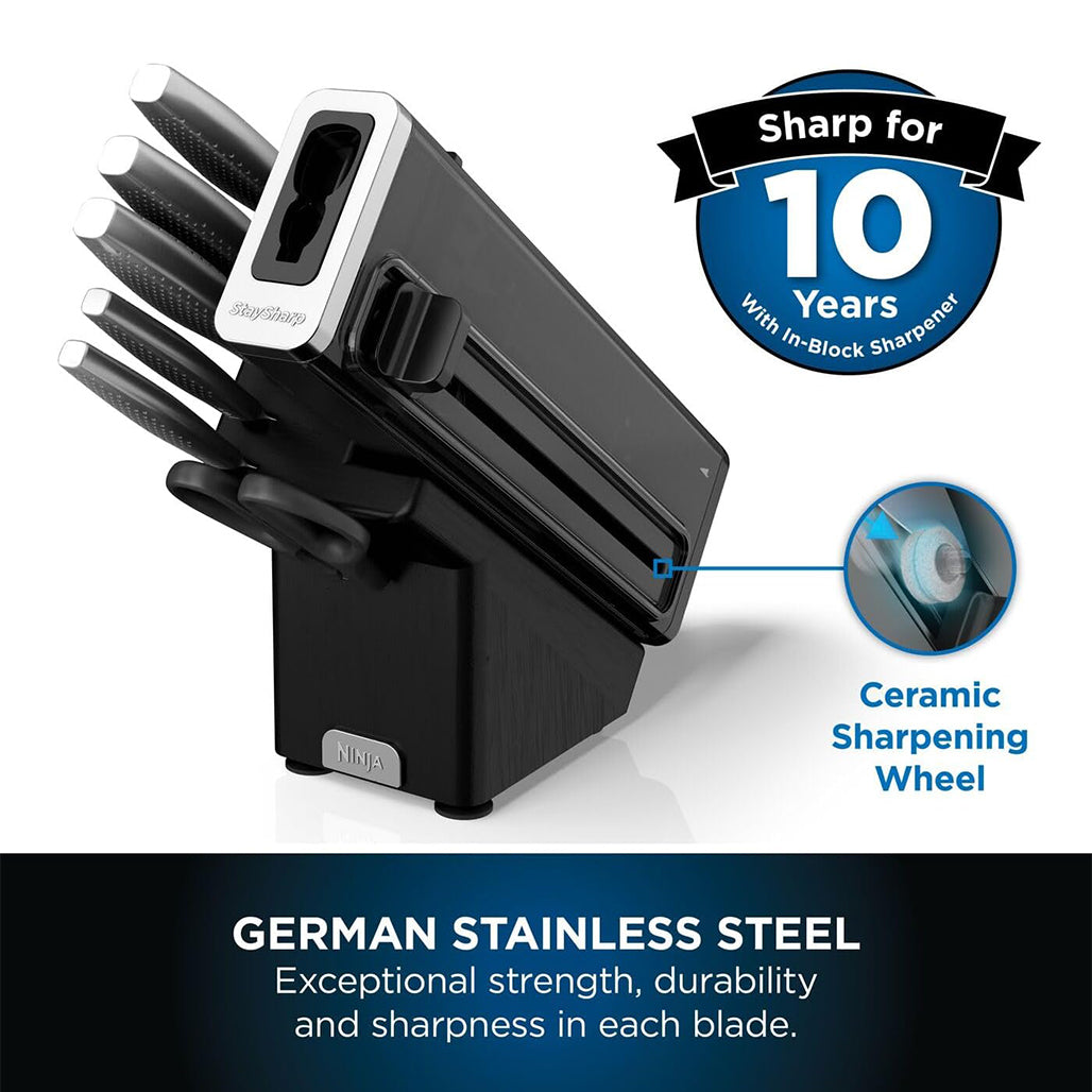 A Photo Of Ninja StaySharp Stainless Steel 6-Piece Knife Set - K62006EUUK
