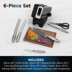 A Photo Of Ninja StaySharp Stainless Steel 6-Piece Knife Set - K62006EUUK