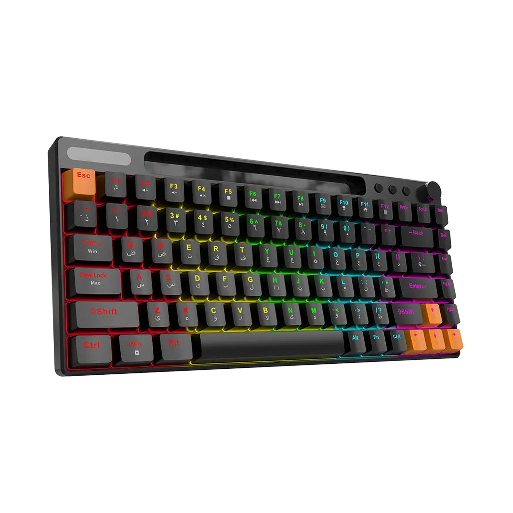 A Photo Of Porodo Gaming 84 Keys Mechanical Gaming Keyboard with SNK Red Switches